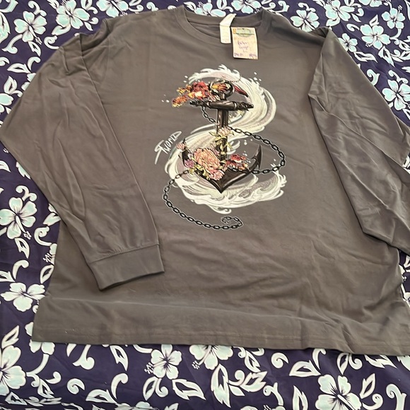 Long sleeve 100% organic cotton tee with limited edition artist series design - Picture 5 of 5